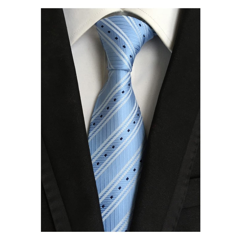 Elfeves - Corbata de trabajo para hombre, diseño de rayas