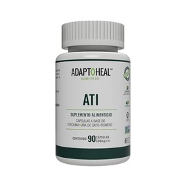Adaptoheal Cpsulas de Crcuma - Apoyo Articular y Salud General - Suplemento Alimenticio con Ua de Gato y Romero - 100 Natural, sin Gluten, sin OMG y  