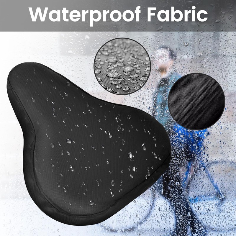 Apausvcm Bicycle Saddle Rain Cover, Saddle Protection, Waterproof Bicycle, Elastic
