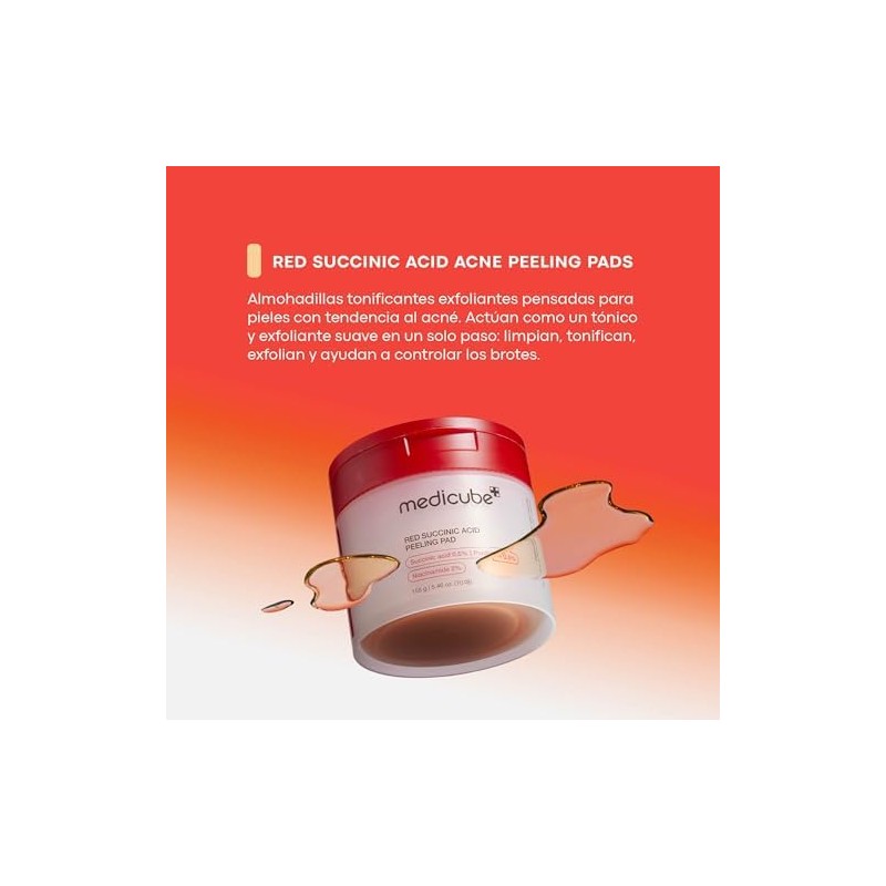 RED SUCCINEC PEELING PAD 2024