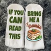 Bring Me a Tiramisu Socks – Funny Dessert Crew Socks