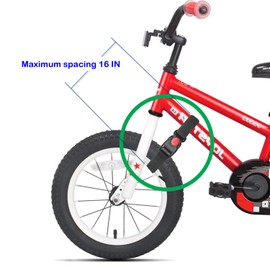 Vukgahao - Estabilizador de rueda de bicicleta resistente, versátil, correas de sujeción de gancho y bucle, correas estabilizadoras de sujeción reutilizables, correas estabilizadoras de rueda de