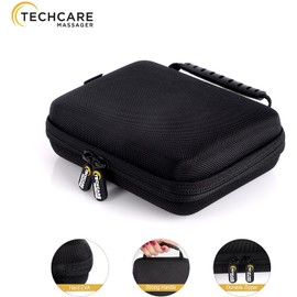 Hard Travel Case for TechCare Plus 24 Touch X Tens Unit Touch Massager Protective Shockproof Dustproof Water Resistant Light Weight Carrying Case