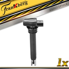 Frankberg 1x Ignition Coil Compatible with A1 A3 A4 A5 A6 A8 Q3 Q5 TT Golf V VI J.e.t.t.a III P.a.s.s.a.t Polo M.u.l.t.i.v.a.n V T.r.a.n.s.p.o.r.t.e.r V Altea Toledo Octavia T.o.u.a.r.e.g