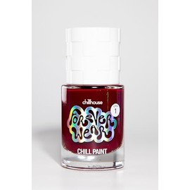 Chillhouse - Forever Wear, Chill Paint (Step 1) - Natty Wine (Natural Red) - Nail Polish - Use with Magic Finish Top Coat Only - Nail Care As You Wear - Latina & Women Owned - Beauty & Self Care