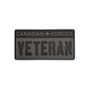 PVC Morale Patch - Canadian Forces Veteran - Black &