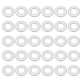 PATIKIL 304 Stainless Steel Flat Washer, 30 Pack M8 Thickness Metal Washers Small Washers for Screws Bolts Assortment (8x16x1 mm)