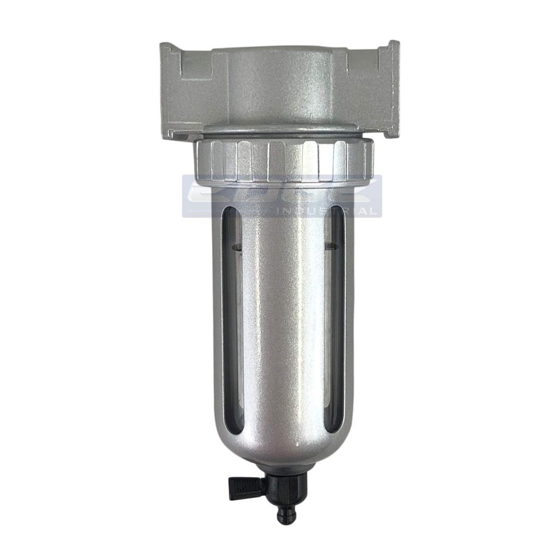 MID FLOW PARTICULATE FILTER/WATER TRAP FOR AIR COMPRESSOR COMPRESSED AIR