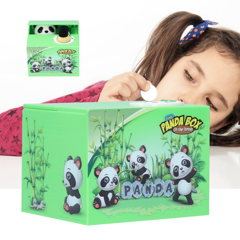 Piggy Bank Puppy Cute Steal Money Panda Children Animal Electric