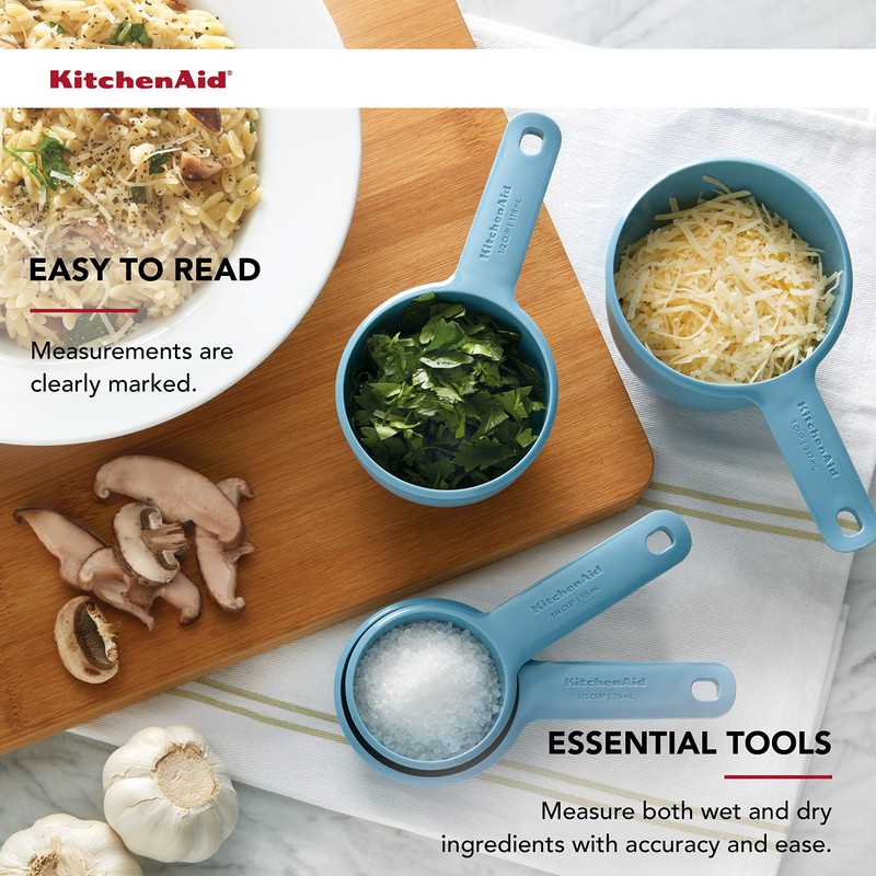 KitchenAid Universal Messbecher-Set, 4-teilig, blauer Samt