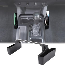 Aunginsy Center Console Gear Shift Storage Box Basket Compatible with Toyota Tacoma 3rd Gen 2016-2023 Gear Shift Side Organizer Tray Armrest Storage Box ABS Accessories, Not Fit Manual Transmission
