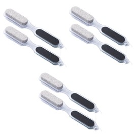 Beavorty Heel Stone Pumice Stone for Feet 6 Pcs 4 Foot Scrubber Stone Foot Brush Pumice Stone Foot Scrub Brush Foot Pumice Shower Pumice Stone Pumice Scouring Pad Foot Care Tool Nail File Clean Foot Wash