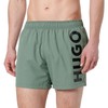 HUGO Men's Abas Swim Shorts, Open Green343