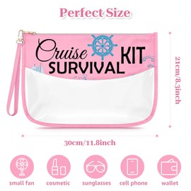 Sfodiary Cruise Gifts for Women Girls Makeup Bag Cruise Trip Gift for Friends Besties Cosmetic Bag Summer Vacation Girls Weekend Present for Her Graduation Birthday Present Travel Pouch