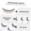 Baluue Dense Fiber Eyelashes Pair False Lashes Set for Makeup