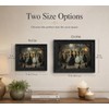 DULASI Framed Witch Wall Art, Moonlit Forest Witch Gathering Painting