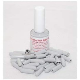 Light GREY Uber Goop Dishwasher Rack Coating/Glue w/25 caps …