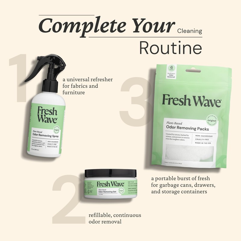 Fresh Wave Odor Removing Gel, 7 oz., Pack of 3