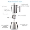 Easyworkz Diego Stovetop Espresso Maker Stainless Steel Italian Coffee Machine