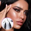 DOMOKO 3 PCS Delineadores de Ojos Impermeable, Delineado Líquido de
