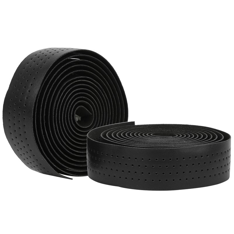 2Pcs Cycling PU Leather EVA Handlebar Belt Road Bike AntiSlip