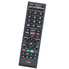 Unbranded New CT-8037 Remote for Toshiba 40L3400 40L3400U 58L5400 58L5400UC 65L5400U TV