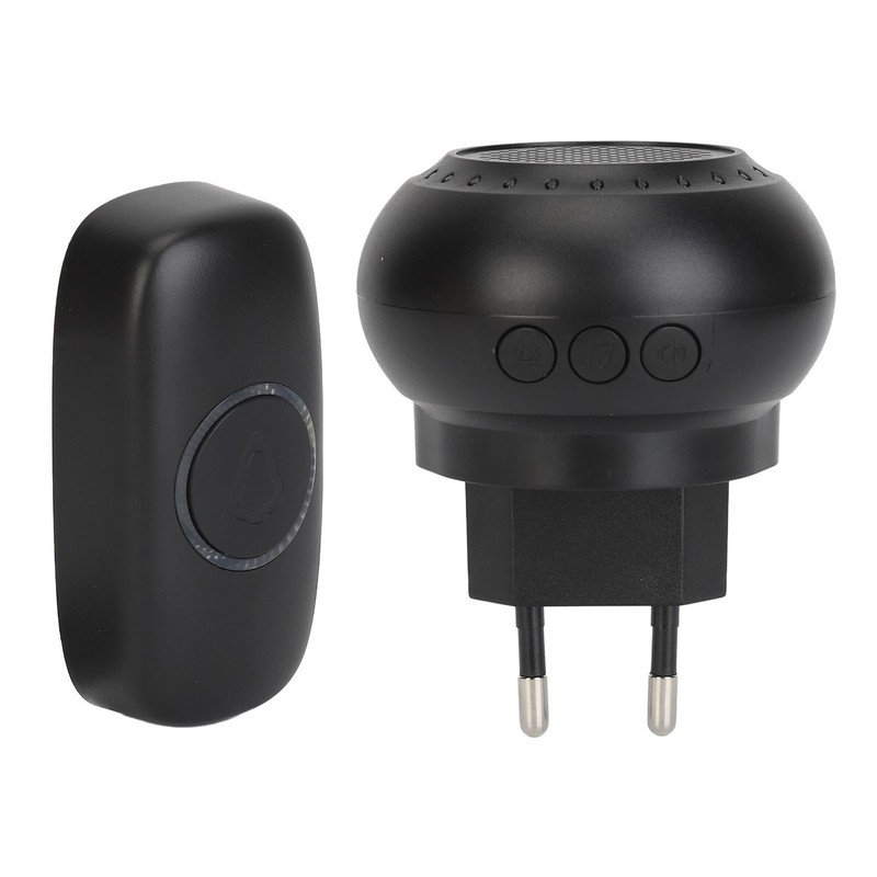 Wireless Doorbell Kit IP55 Waterproof Battery Operated 32 Melodies Cordless