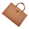 PU Leather Computer Bag Thin Lightweight Handheld Laptop Tote Bag