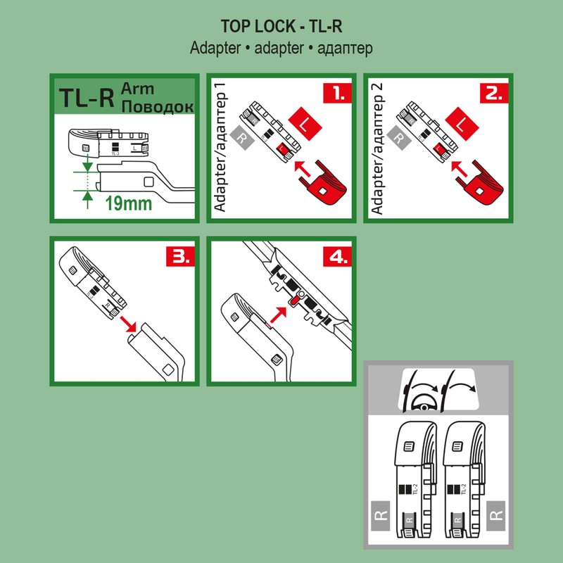 alca® Windscreen Wiper Set Suitable for Niesmann + Bischoff ARTO