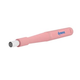 Dynarex 4093 Biopsy Punch, 5.0mm Tip Width, 3.78" Length, Pink, Pack of 25