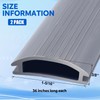 Sacubee 2 Pcs 36 Inch Vinyl Replacement Insert for Adjustable