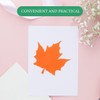 STOBOK 50Pcs Fall Maple Leaf Paper Cutouts for DIY Crafts,
