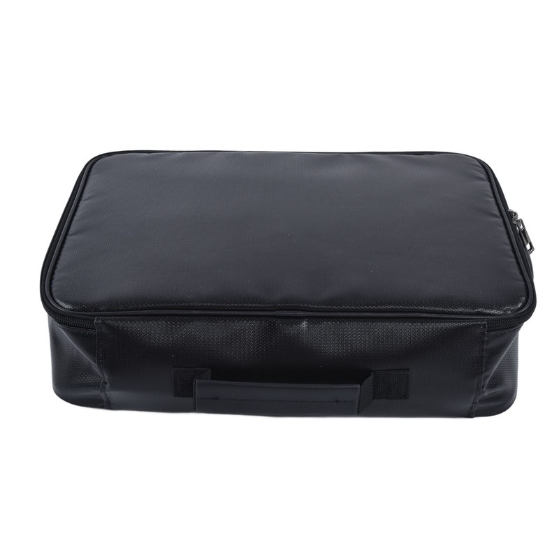 Fireproof Document Bag Pouch Portable File Safe Organizer Large Capacity