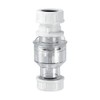 McAlpine TUN5-CL Tunvalve Straight Through (Clear), White