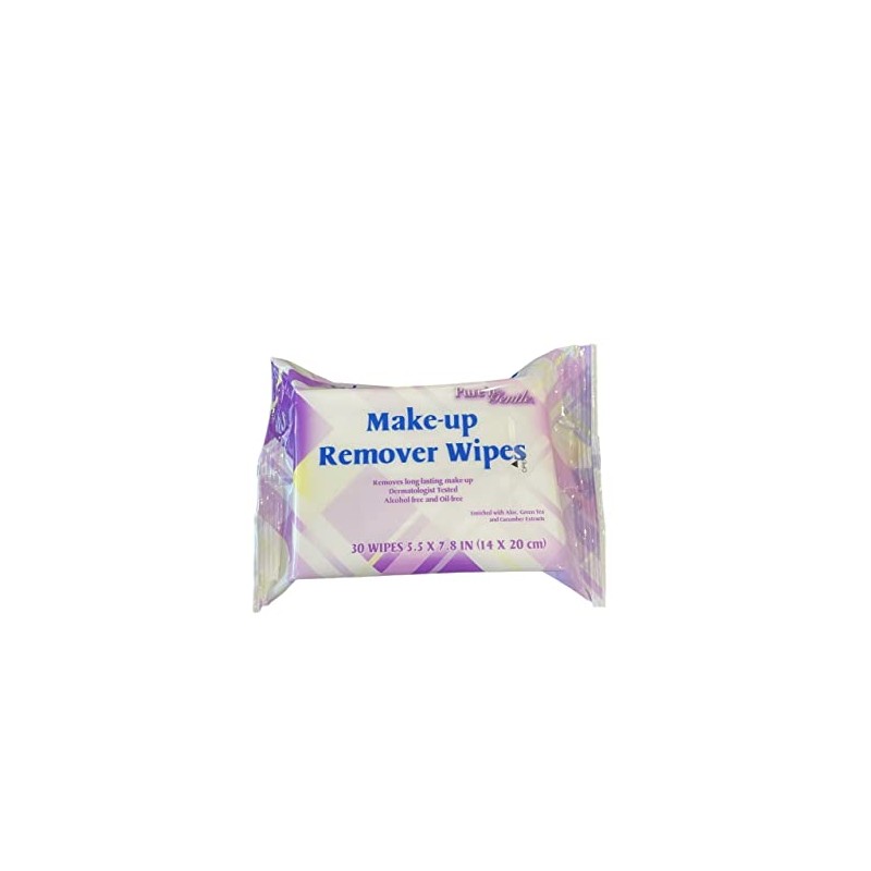 Pure'n Gentle Make-up Remover Wipes 30 Count