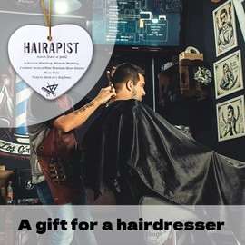 Hairstylist Hairdresser Christmas Birthday Gifts for Hair Stylist Christmas Ornaments Gifts for Huband Beautician Xmas Ornament Gifts for Hairdresser Retirement Gifts for Sister Hairdresser Xmas Gifts