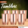 2activelife Pure Copper Cups Set of 6, Gift Set 100%