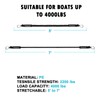 Obcursco Bungee Dock Line, Jet Ski Dock Line with Double