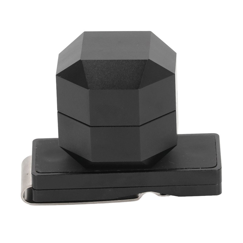 Aluminum Cue Chalk Holder Clip Octagon 2 Layers Silent Billiard