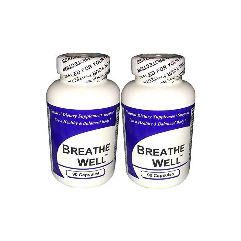 Breathe Well (90 Capsules) - Concentrated Herbal Blend - Dietary