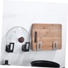 Ciieeo 4Pcs Wall Mounted Pot Lid Rack Kitchen Organizer for