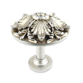 Urbanest Large Brittany Drapery Holdback Medallion, Pewter