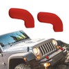 WINUERK 2PCS Bumper Tow Hook Covers, Tow Hook Protector, Front