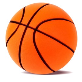 HomeSmile Silent Basketball - Size 7 (29.5''), Dribble Dream Silent Basketball, Upgraded Noiseless Airless & Foam Ball, Designed for No Sound Bouncing for Various Indoor Activities, Training & Play