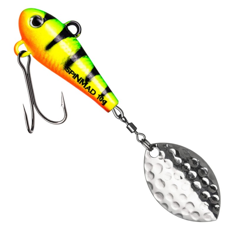SpinMad Jig Spinner 10 g Lead Head Spinner Colour Favourite