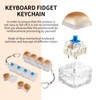 TIMSEKER 2 Pcs Keyboard Fidget Toy, Cute MOG Profile Keycap