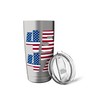 45 47 USA flag vintage 2024 American Flag Stainless Steel