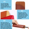 MEISO 12 Pcs Soft PU Leather Single Pen Case Holder,