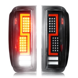 LED Tail Lights for Ford F150 2009 2010 2011 2012 2013 2014 (Fleetside Bed Model), Rear Taillight Assembly, Black Housing Clear Lens, ‎BL3Z13404AB, BL3Z13404B, BL3Z13405AB, BL3Z13405B