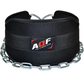 AQF Dipping Belt Body Building Weight Lifting Dip Chain Exercise Gym Training Neoprene (Black)